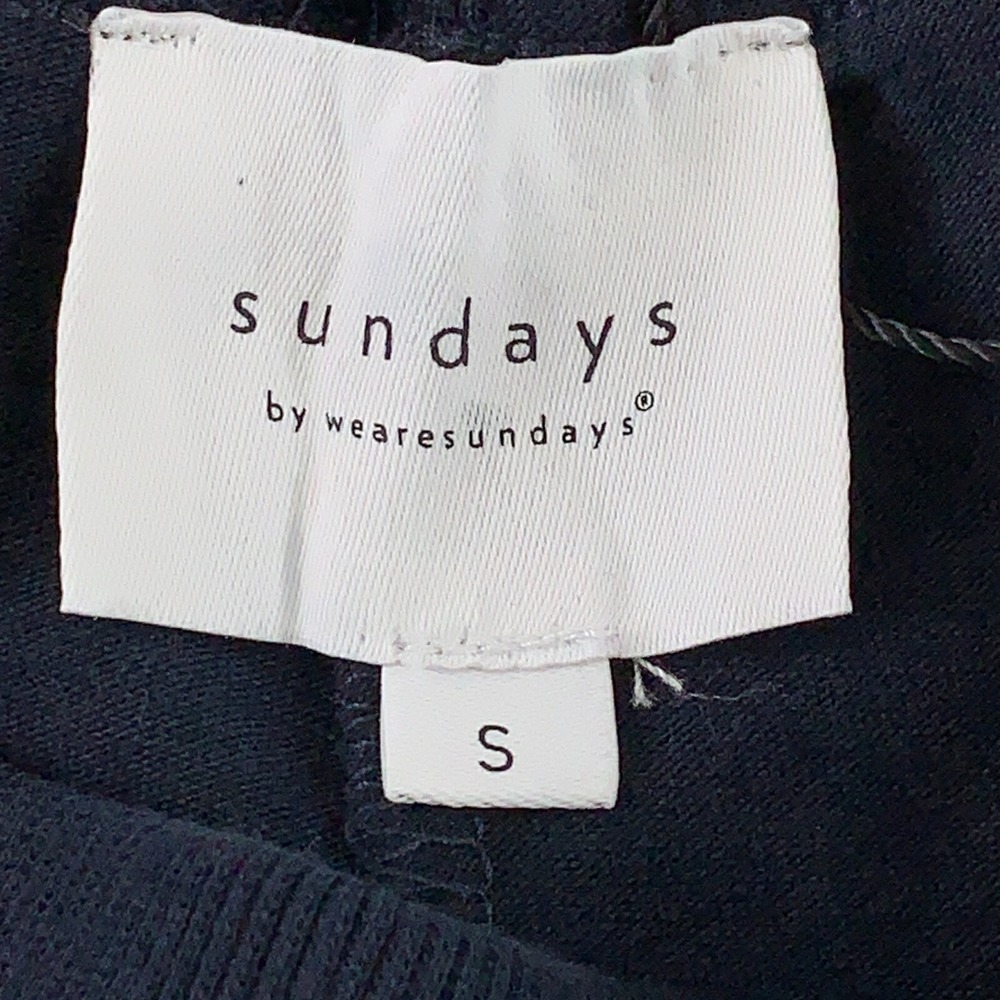 Sundays Women's Size Small Navy French Terry Pull On Pocketed Becca Skirt NWT - Picture 2 of 11